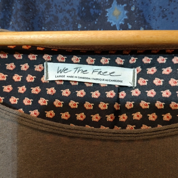 Free People Billow Sleeve Top-Large - Picture 3 of 6